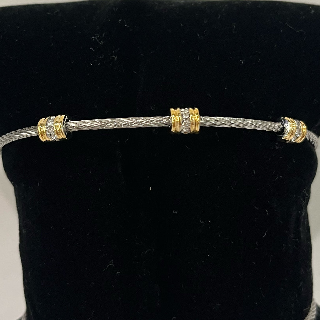Bracelet - Wire Cable Bracelets - Three Styles