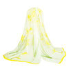 Scarf - Daffodils Pure Silk Scarf