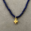 Necklace - Lapis Small Stone w/Gold Filled Charm