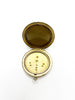 Estate Collection  Gold Locket with Monogram and Fleur de Lis