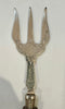 Estate Collection - Vintage Silver and Wood Serving Fork