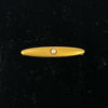 Estate Collection Small Gold & Pearl Baby Pin