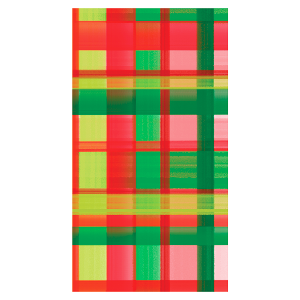 Guest Towel - Holiday Plaid Paper Guest Towel