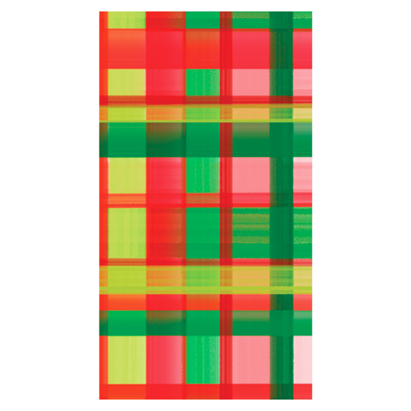 Guest Towel - Holiday Plaid Paper Guest Towel