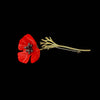 Brooch - Red Poppy Brooch