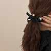 Hair Accessories - Black Fabric W/Pearl Decoration