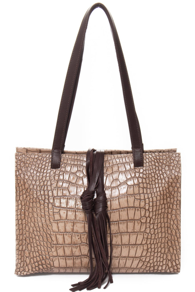 Purse - Monterey Latte Croco