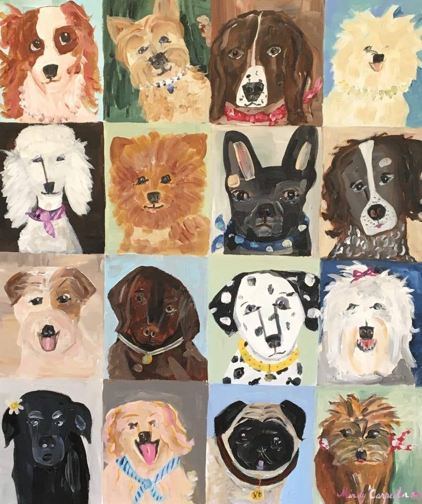 Greeting Cards - Les Chiens