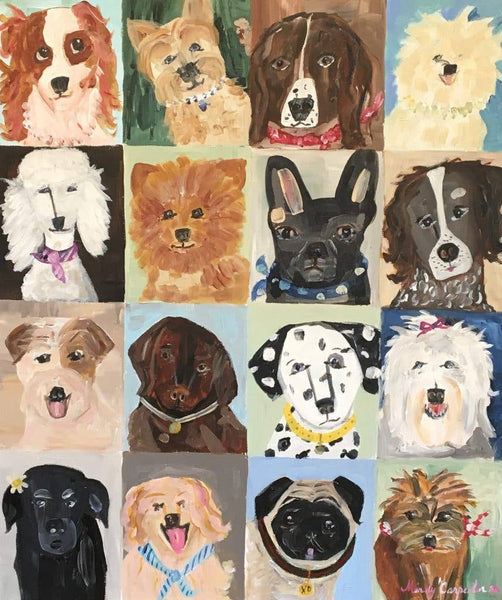 Greeting Cards - Les Chiens