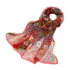 Scarf - William Morris Strawberry Thief Red Art Silk Scarf