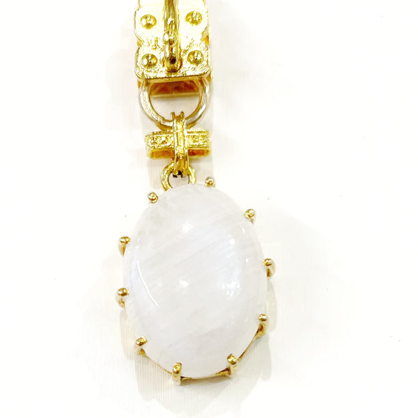 Vignette - Moonstone Set In Gold