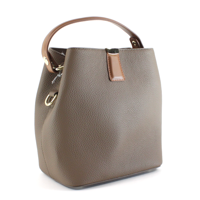 Purse - Leather Top Handle Crossbody Bag