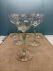 Estate Collection - Vintage Crystal Champagne Coupes Set of 6