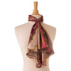 Scaf - Gabriella - Hand Rolled Silk Foulard - Rosewood