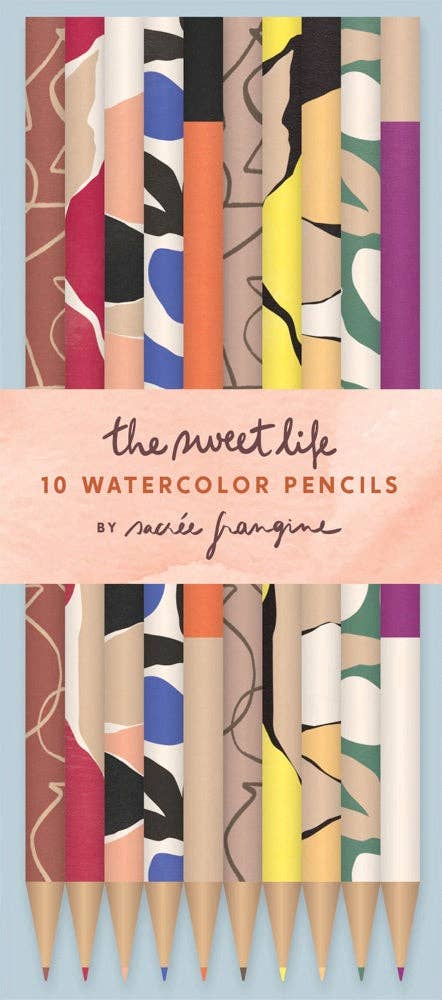 Colored Pencils - Sweet Life - 10 Watercolor Pencils