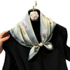 Scarf - Mulberry Silk Floral Scarf