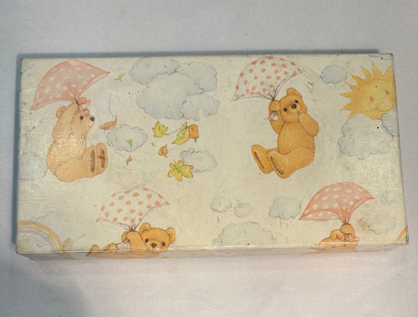 Estate Collection - Vintage Baby Set - Teddy Bear Pattern