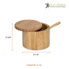 Salt Box - Little Dipper Bamboo Salt Box with Spoon