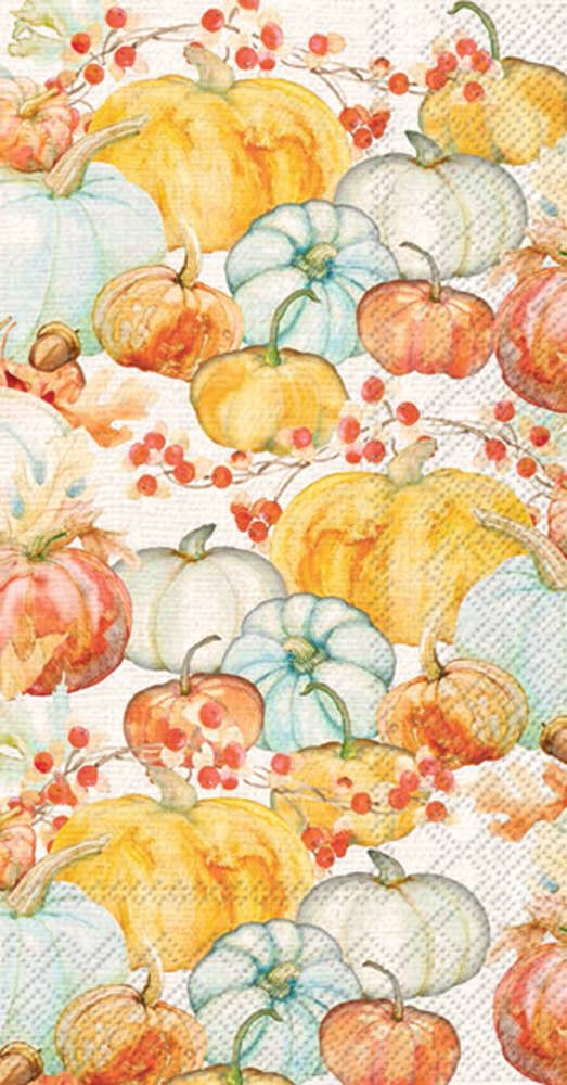 Guest Towels - Watercolor Pumpkins