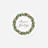 Gift Tags - "Season's Greetings" Round Gift Tag (Set of 8)