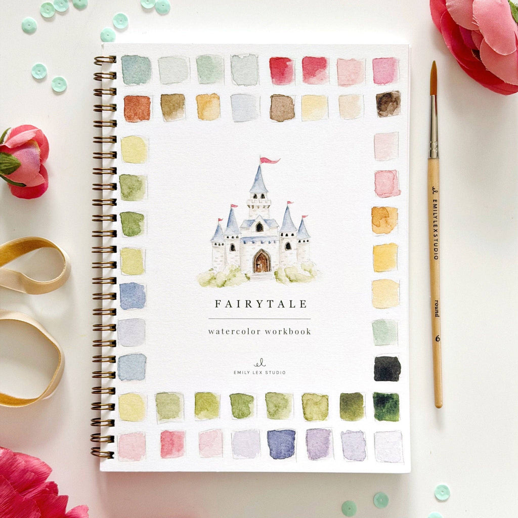Watercolor - Fairytale Watercolor Workbook