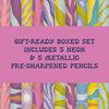 Colored Pencils - Botanical Fantasy: 10 Colored Pencils