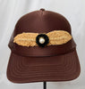 Revelry Bloom Mardi Gras Trucker Hats - Brown