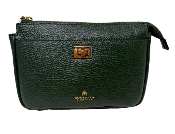Cuoieria Fiorentina - Bella Makeup Case in Green