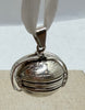 Estate Collection - Locket - Sterling Accordian Memory Orb