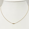 Necklace - Three Diamond 14K Necklace