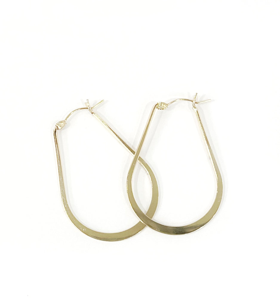 Earrings - Hadley Teardrop Hoop in Gold
