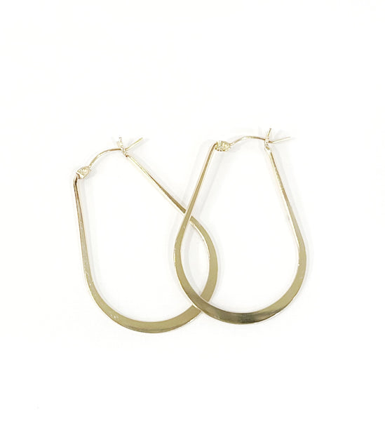 Earrings - Hadley Teardrop Hoop in Gold