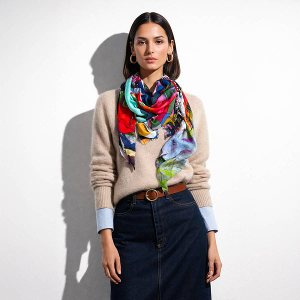Scarf - Dream Box Silk Scarf