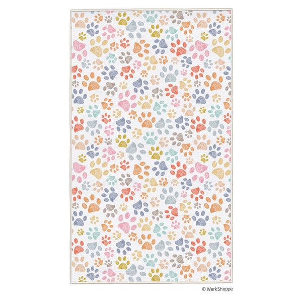 Paw Prints Pet Drying Quick Drying Microfiber Towel