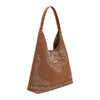 Purse - Eunice Tan Vegan Suede Tote Bag