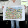 Towel - Auburn Campus Tea Towel