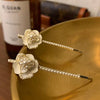 Hair Accessories - Camellia Pearl Hair Pins