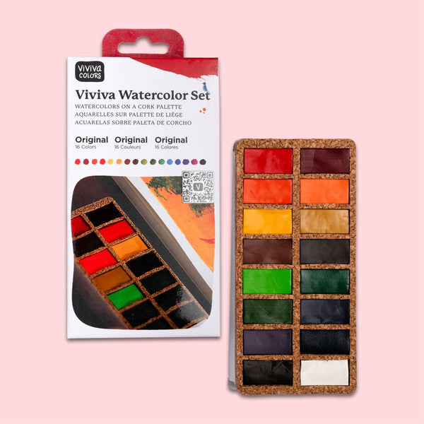 Original Watercolor Paints Pans Set