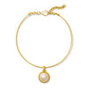 Necklace - Delphine Collar w/White Pearl Drop