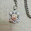 Estate Collection -  Watch Chain and Fob - Sterling