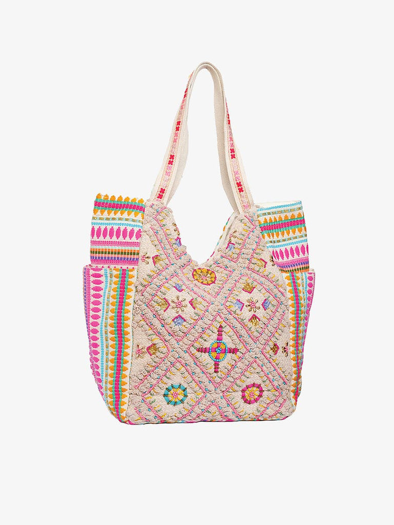 Tote - Eunice Contrast Cotton Tote