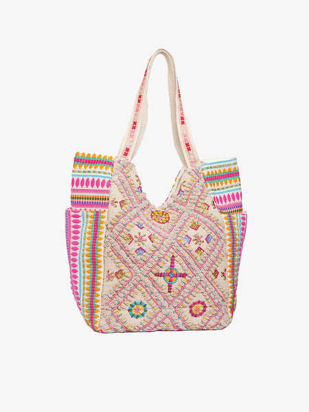 Tote - Eunice Contrast Cotton Tote