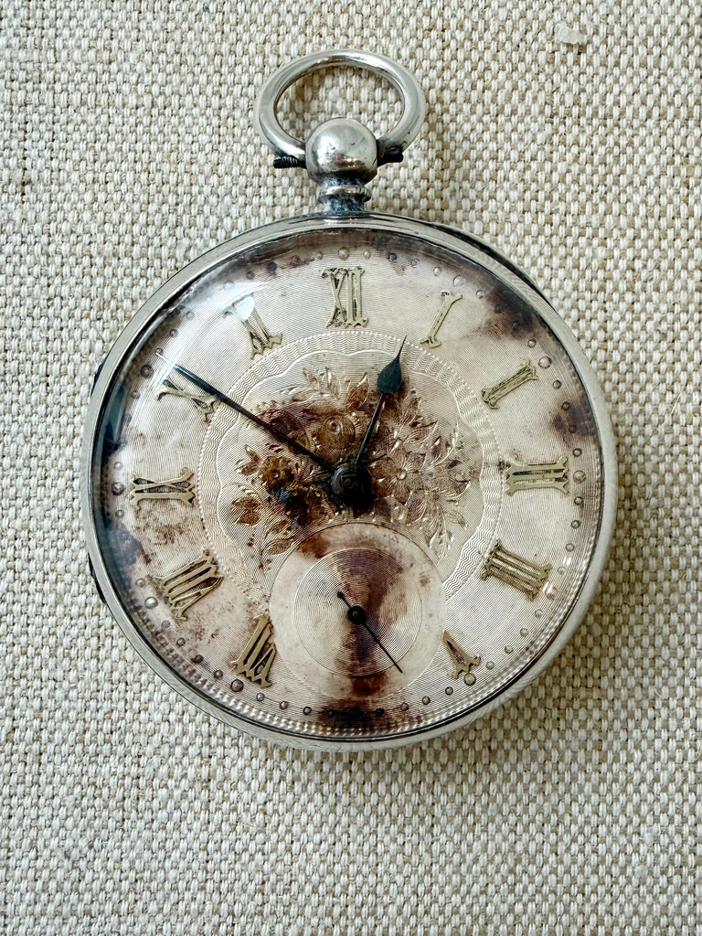 Estate Collection - Watch - Sterling Victorian Pocketwatch