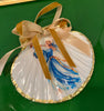 Ornaments - Angel on Irish Flat Shell by Fouts and Finch