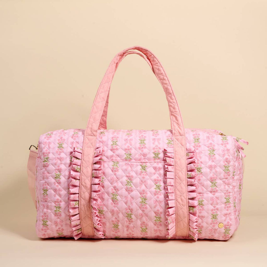 Travel Bag - On-the-Go Quilted Weekender Bag–Oh So Fancy Pink