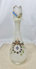 Estate Collection Bristol Glass - White Lidded Tapered Vase