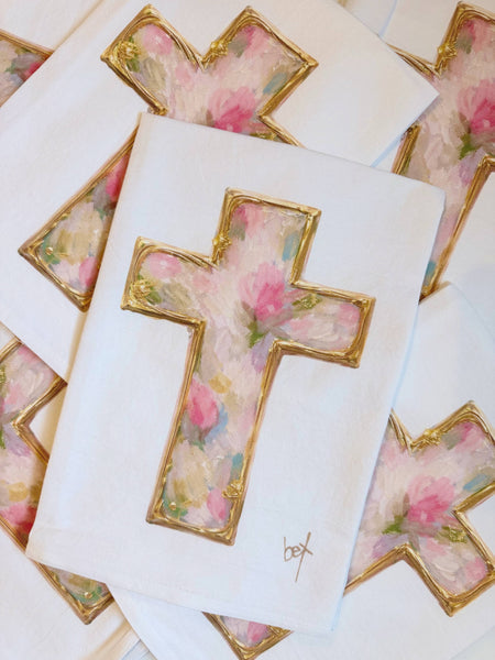 Towel - 'Flourish' Cross Tea Towels