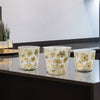Enameled Flower Hurricane - 2 Sizes