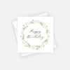 Mini Note Card - "Happy Birthday"