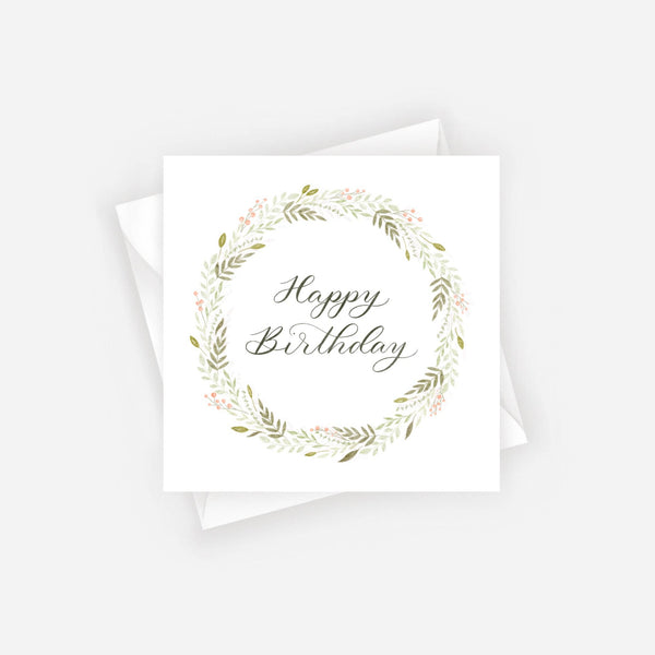 "Happy Birthday" Mini Note Card